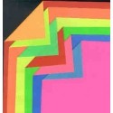 Origami Paper Double Sided Florescent Colors  - 180 mm -  6 sheets