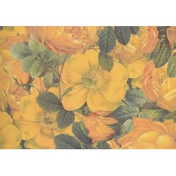 Grafiche Tassotti Decorative Paper - Yellow Roses - 70cm x 100cm