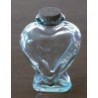 Small Heart Shape Clear Glass Jar