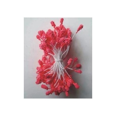 Artificial Flower Stamens - Dark Pink - 2024