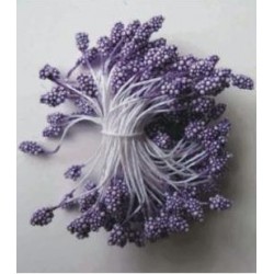 Artificial Flower Stamens - Dark Purple - 2024