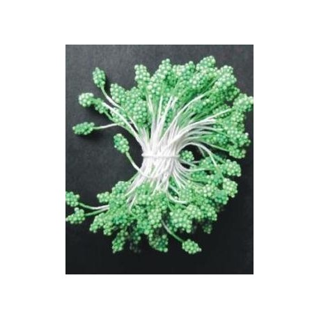 Artificial Flower Stamens - Green - 2024