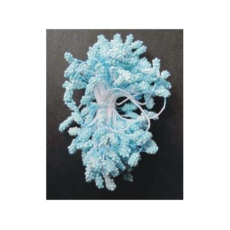 Artificial Flower Stamens - Light Blue - 2024