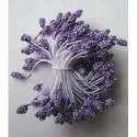 Artificial Flower Stamens - Light Purple - 2024