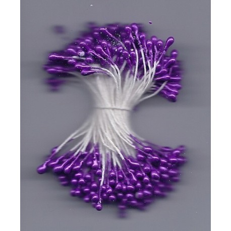 Artificial Flower Stamens - Dark Magenta - 2021