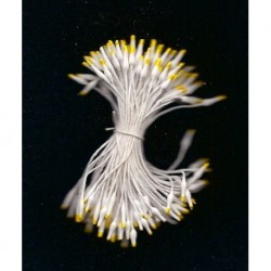 Artificial Flower Stamens - Yellow Tip - 2022