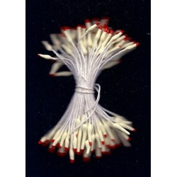 Artificial Flower Stamens - Red Tip - 2022