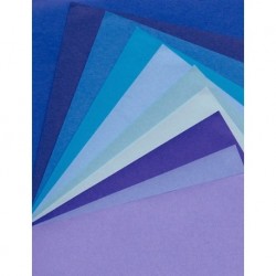 Origami Paper Mix Colors Of Blue Washi - 150 mm - 30 sheets