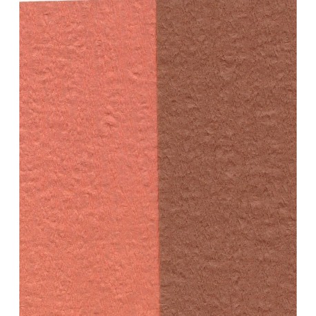 Crepe Paper Double Sided Orange and Brown - 150 mm - 12 sheets