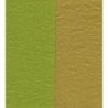 Crepe Paper - Double Sided Green and Pale Brown - 100 mm - 12 sheets