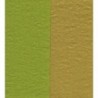 Crepe Paper - Double Sided Green-Pale Brown - 150 mm - 12 sheets