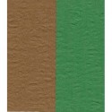 Crepe Paper - Double Sided Green and Brown - 150 mm - 12 sheets