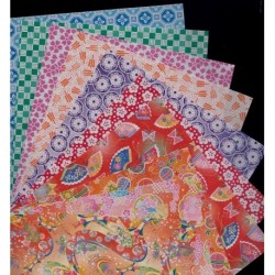 Origami Paper 10 Chiyogami Prints - 150 mm - 100 sheets