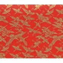 Washi Paper - Red with Gold Cranes