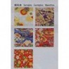 Origami Paper Mix Pattern Washi With Gold and Silver - 150 mm -  5 sh