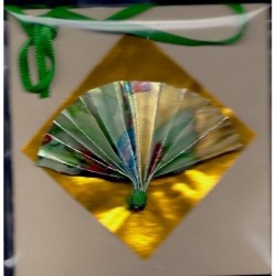 Gift Tag With Origami Fan
