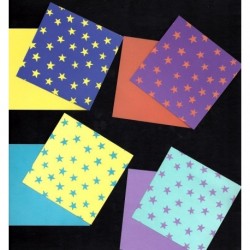Origami Paper Mini Dot Star Pattern - 075 mm - 100 sheets