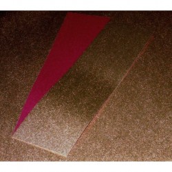 Origami Paper Copper Metallic and Burgundy Washi - 150 mm - 10 sheets