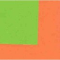 Origami Paper Double Sided Lime Green and Orange - 150 mm - 25 sheets