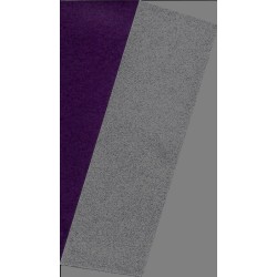 Origami Paper Silver Metallic and Purple Washi  - 075 mm -  40 sheets