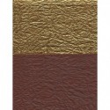Origami Paper Double - Sided Brown and Gold Momigami Washi - 075 mm -  40 sheets
