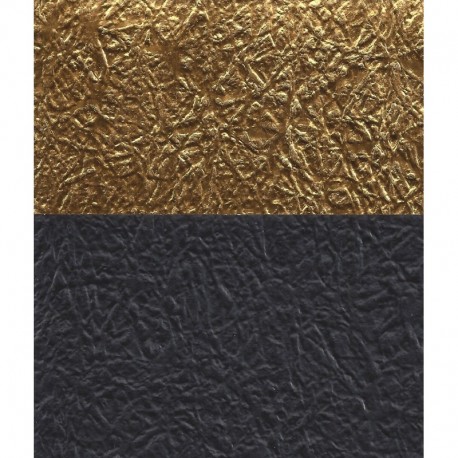 Origami Paper Double - Sided Black and Gold Momigami Washi-75 mm-40 sh