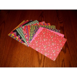 Origami Paper Mix Prints of Chiyogami - 178 m - 25 sheets