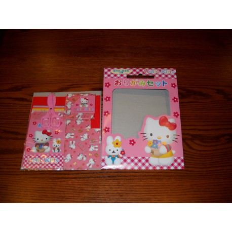 Origami Paper Hello Kitty  Set - 075 mm - 35 sheets