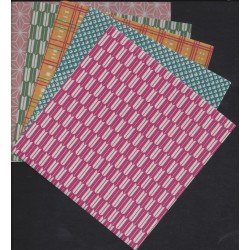 Origami Paper Mixed  Chiyogami Prints - 118 mm -  20 sheets