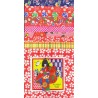 Origami Paper Mixed Print Washi  With Doll Bookmark- 145 mm- 40 sheets