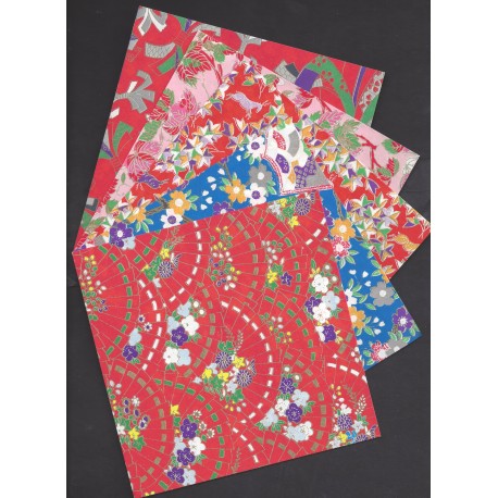 Origami Paper Mix Prints Washi - 150 mm -  6 sheets