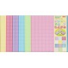 Origami Paper Gingham Check Print - 150 mm - 12 sheets