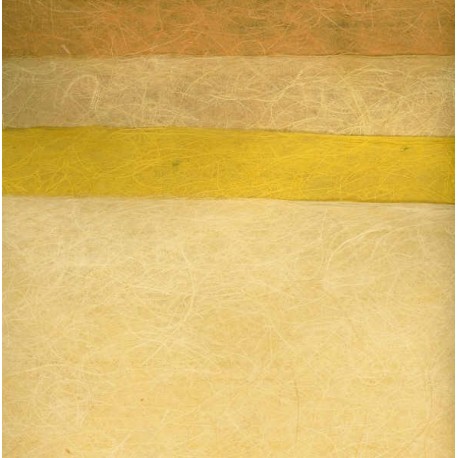 Awagami Yellow Handmade Ogura Washi - 320 mm -  4 sheets