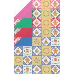 Origami Paper Double Color Patchwork - 150 mm - 32 sheets