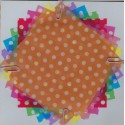 Origami Paper Two Sizes of Pattern Dot Print - 150 mm - 32 sheets