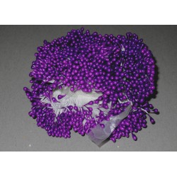 Artificial Flower Stamens Bulk - Dark Purple