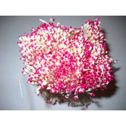 Artificial Flower Stamens Bulk - Dark Pink Tip - 2022