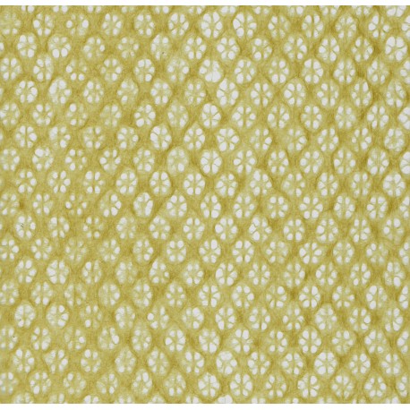 Koume Lace (Plum Blossom Pattern),  Mustard