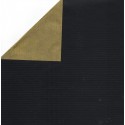 Kraft Paper Double Sided Black and Gold - JR-B979 - 600 mm - 1 Sheet