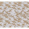 Washi Paper - White With Gold Cranes - Half Sheet