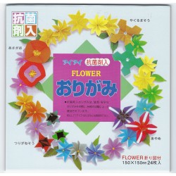 Origami Paper Flower Kit - 150 mm - 24 sheets
