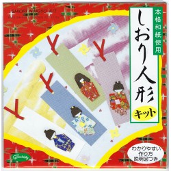 Origami Shiori Ningyo Washi Bookmarker Doll Kit