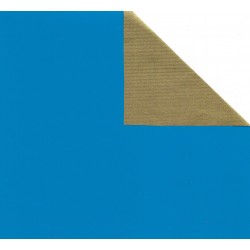 Kraft Paper Double Sided Blue and Gold - JR-B982 - 300 mm - 8 sheets