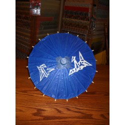 Blue Paper Crane Umbrella - Large