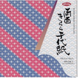 Ryomen Kirara Chiyogami Paper - 10 sheets - 150mm - Disc