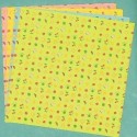 Origami Paper  Double Sided Fruit Print - 150 mm - 12 sheets