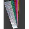 Six Colors Big Lucky Star Paper Strips - 6 inch by 1 inch - 54 strips