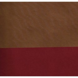 Kraft Paper - Gold Wave Reverse Side Red - 150 mm -10 sheets