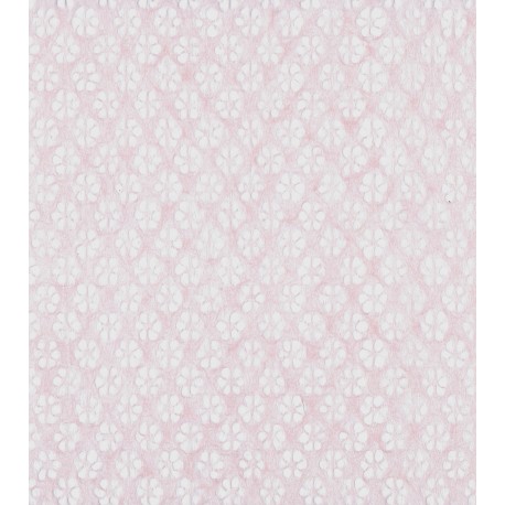 Koume Lace (Plum Blossom Pattern),  Pink - 1 Half Sheet