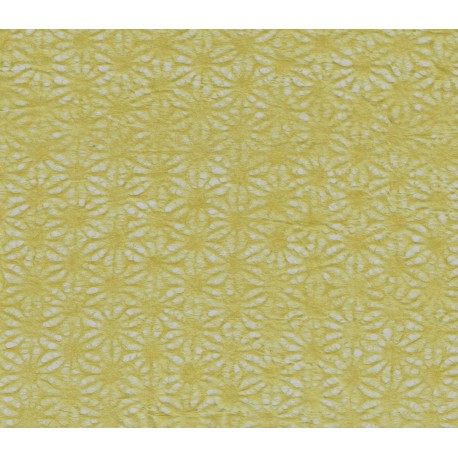 Asanoha Star Pattern Lace - Mustard - Half Sheet